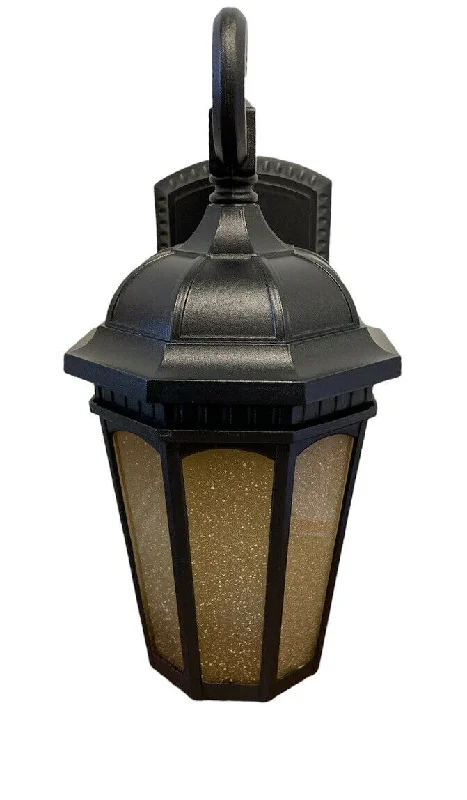 Trans Globe Lighting BC-40150BK One Light Outdoor Wall Mount Lantern in Black Finish Trans Globe Lighting BC-40150BK One Light Outdoor Wall Mount Lantern in Black Finish