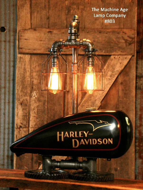 Corrosion - Resistant Industrial Lighting for Coastal FactoriesSteampunk Industrial Lamp, 1930's Harley Davidson Motorcycle Gas Tank - #803 Corrosion - Resistant Industrial Lighting for Coastal FactoriesSteampunk Industrial Lamp, 1930's Harley Davidson Motorcycle Gas Tank - #803