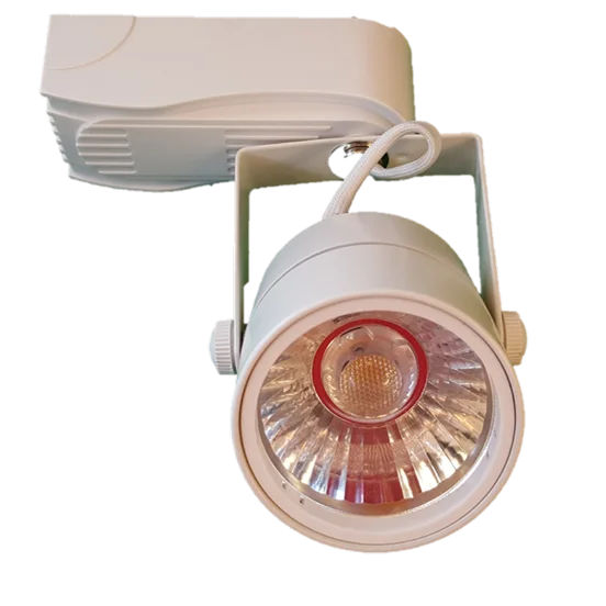 Roundy LED Track Light in White