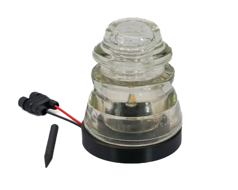 Dust - Resistant Industrial Lighting for Dirty WorkspacesLow Voltage LED Landscape Lights,12V Lamp Base for "Hemingray-40,42&45", Glass Insulators