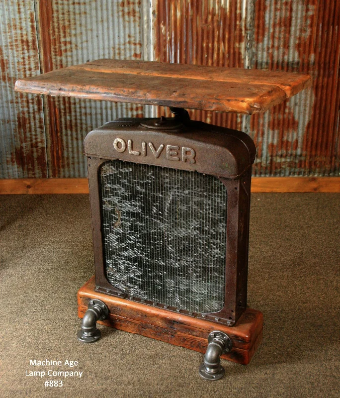 Industrial Lighting for Pharmaceutical ManufacturingSteampunk Industrial Pub Table, Lamp Stand Oliver Farm Tractor #833 - SOLD