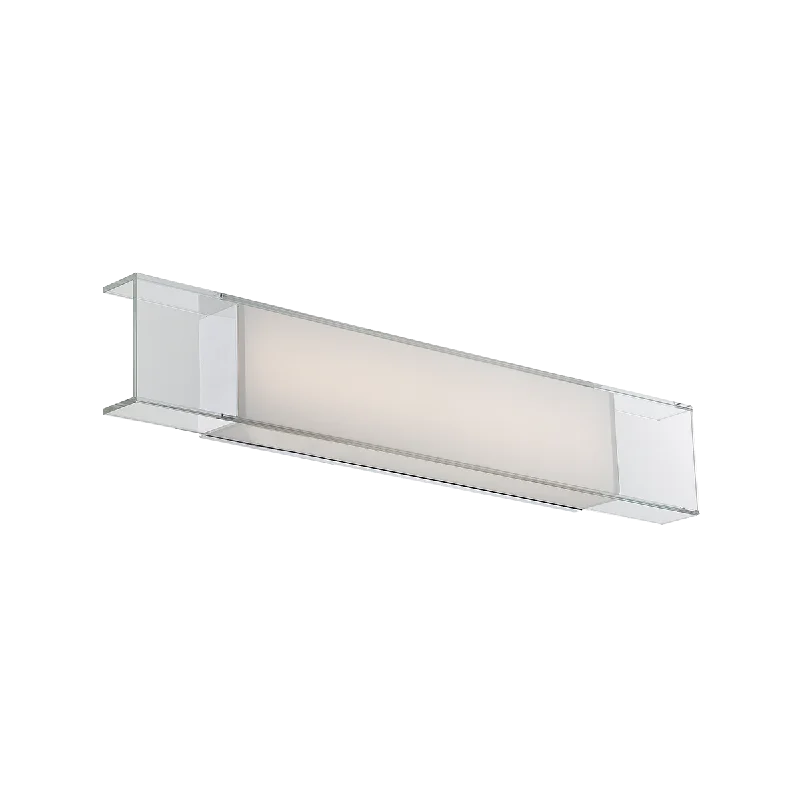 Modern Forms Cloud Collection WS-3428 CH LED Bath Vanity Wall Mount in Chrome Finish Modern Forms Cloud Collection WS-3428 CH LED Bath Vanity Wall Mount in Chrome Finish