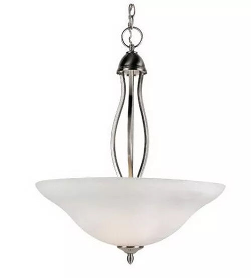 Trans Globe Lighting 8163 BN Glasswood Collection Three Light Pendant Chandelier in Brushed Nickel FInish Trans Globe Lighting 8163 BN Glasswood Collection Three Light Pendant Chandelier in Brushed Nickel FInish