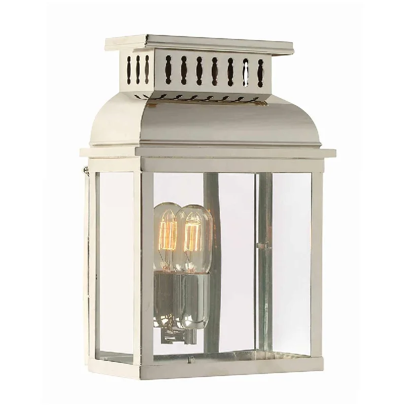 Westminster 1 Light Wall Lantern - Aged Brass E27 IP44
