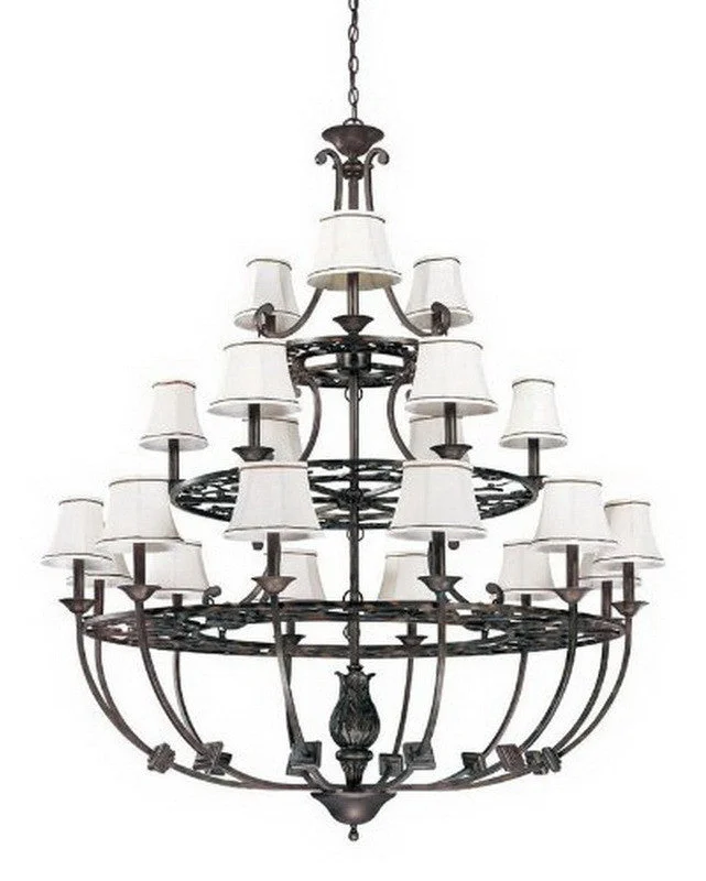 Nuvo Lighting 60-1564 Pickford Collection Twenty One Light Chandelier in Distressed Bronze Finish Nuvo Lighting 60-1564 Pickford Collection Twenty One Light Chandelier in Distressed Bronze Finish