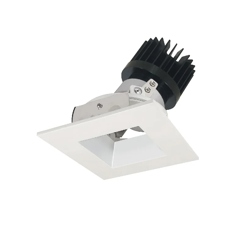 String Lights for Seasonal Decorations (Spring, Fall, etc.)Nora Lighting NIO-4SDSQ50XMPW/HL 4" Iolite LED Square Adjustable Reflector With Square Aperture, 1500lm/2000lm (varies by housing), 5000K - Matte Powder White Reflector / Matte Powder White Flange