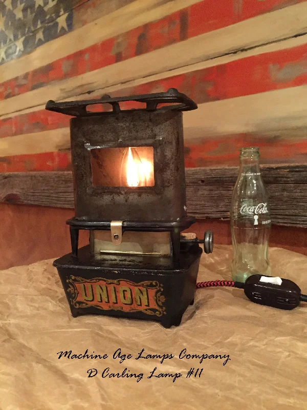 Dust - Resistant Industrial Lighting for Dirty WorkspacesSteampunk Industrial Night Light /  Lamp # DC11