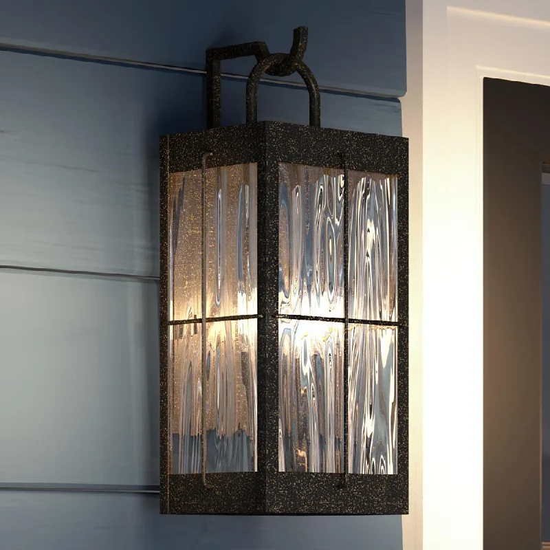 Shock - Resistant Industrial Lighting for Vibrating Machinery AreasUQL1462 Utilitarian Outdoor Wall Light, 19"H x 8.25"W, Urban Bronze Finish, Parma Collection Shock - Resistant Industrial Lighting for Vibrating Machinery AreasUQL1462 Utilitarian Outdoor Wall Light, 19"H x 8.25"W, Urban Bronze Finish, Parma Collection