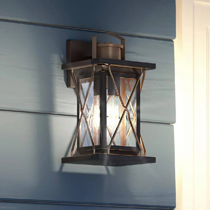 Industrial Lighting for Chemical PlantsUHP1232 Colonial Outdoor Wall Light, 13"H x 6.5"W, Olde Bronze Finish, Longmont Collection Industrial Lighting for Chemical PlantsUHP1232 Colonial Outdoor Wall Light, 13"H x 6.5"W, Olde Bronze Finish, Longmont Collection