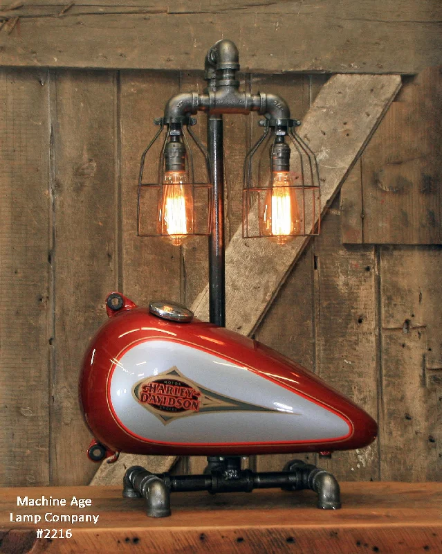 Explosion - Proof Industrial Lighting for Hazardous LocationsSteampunk Industrial Lamp / Re-Purposed HD Tank / Authentic Motorcycle Tank / Lamp #2216 sold