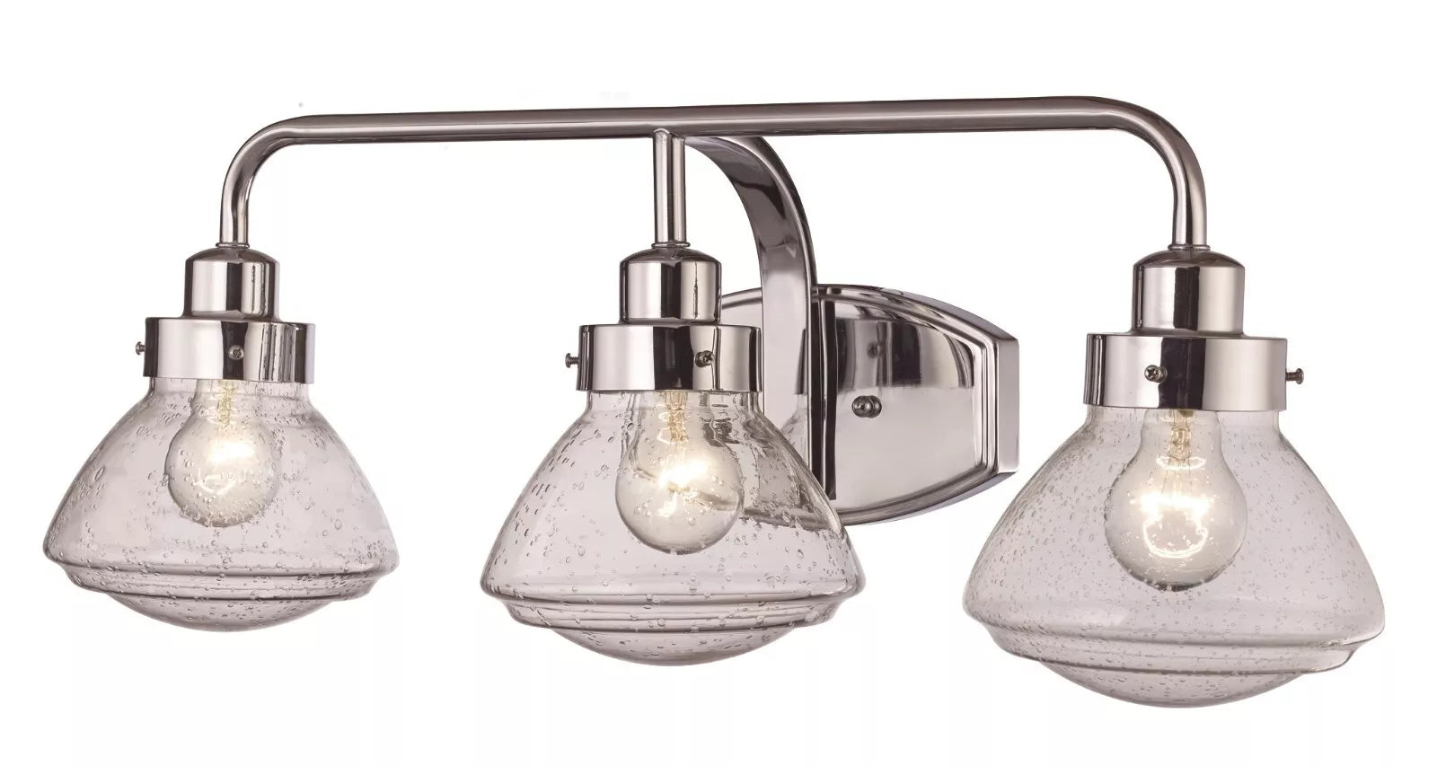 Trans Globe Lighting 71623 PC Colorado Collection Three Light Bath Vanity Wall Mount in Polished Chrome Finish Trans Globe Lighting 71623 PC Colorado Collection Three Light Bath Vanity Wall Mount in Polished Chrome Finish
