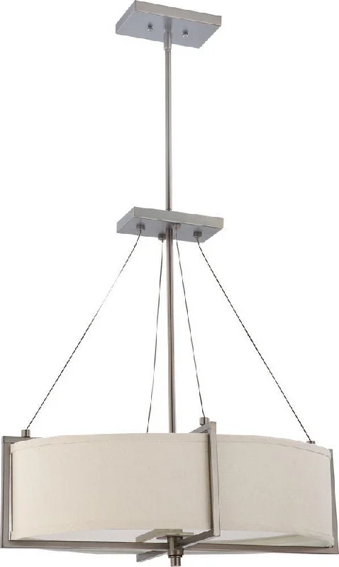 Nuvo Lighting 60-4046 Portia Collection Oval Six Light Energy Star Efficient Fluorescent GU24 Chandelier in Hazel Bronze Finish Nuvo Lighting 60-4046 Portia Collection Oval Six Light Energy Star Efficient Fluorescent GU24 Chandelier in Hazel Bronze Finish