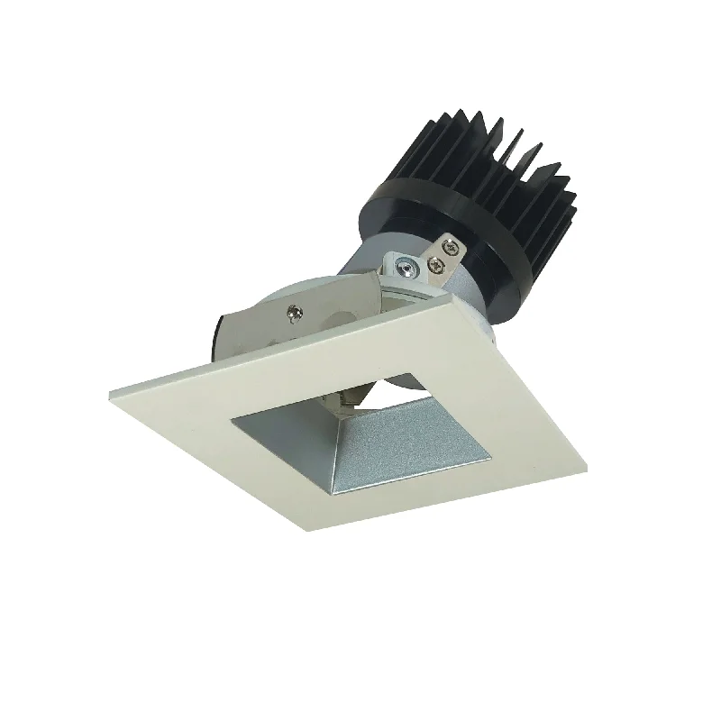 Twinkling String Lights for a Magical AtmosphereNora Lighting NIO-4SDSQ50XHW/HL 4" Iolite LED Square Adjustable Reflector With Square Aperture, 1500lm/2000lm (varies by housing), 5000K - Haze Reflector / White Flange