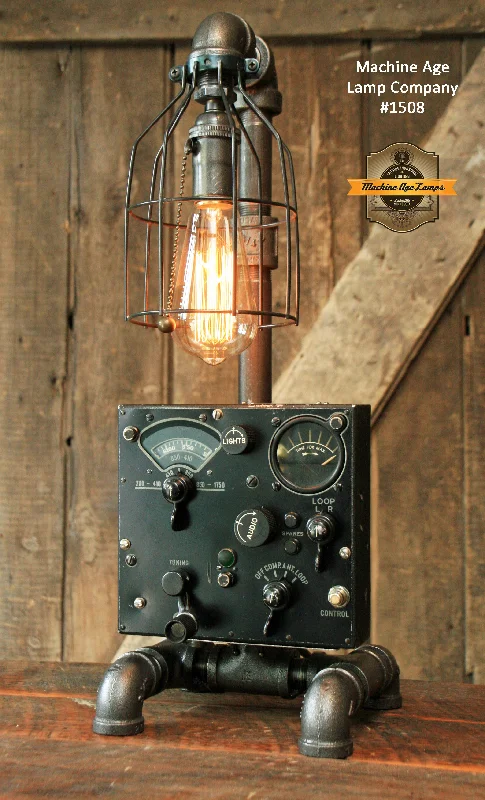 Explosion - Proof Industrial Lighting for Hazardous LocationsSteampunk Industrial Lamp / Aircraft WW2 Navigation Instrument / Aviation / #1508