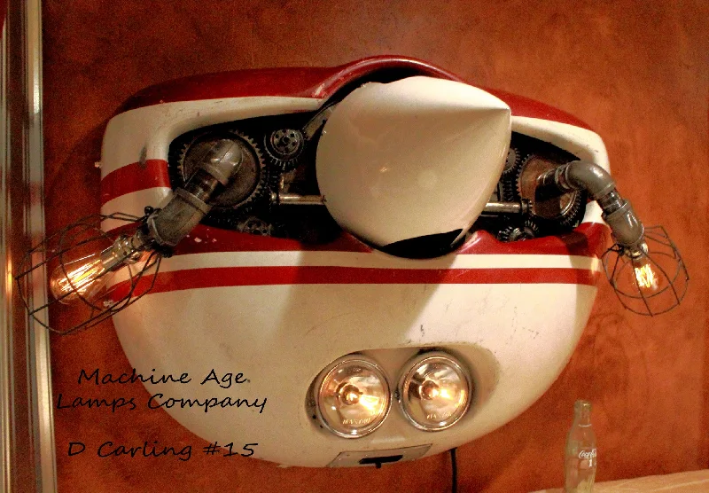 Industrial Emergency Lighting for Safety in FactoriesAviation Airplane Cessna 152 engine cowling wall sconce lamp light, # DC15 - SOLD