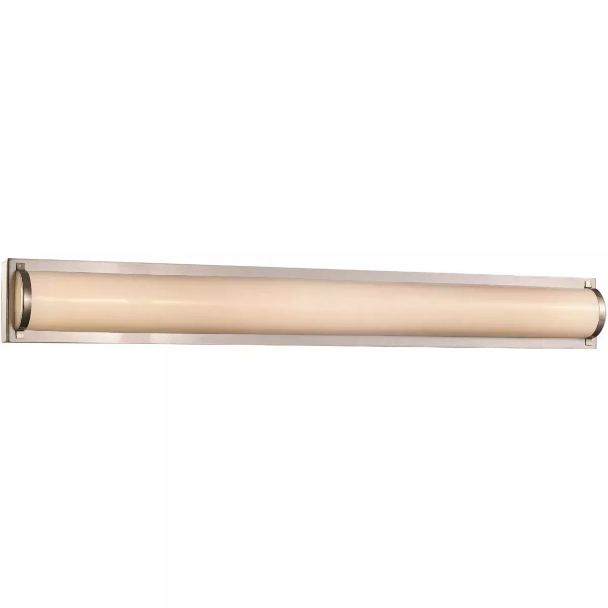 Trans Globe Lighting 20802 BN Fawcet Collection LED Integrated Bath Vanity Wall Mount in Brushed Nickel Finish Trans Globe Lighting 20802 BN Fawcet Collection LED Integrated Bath Vanity Wall Mount in Brushed Nickel Finish