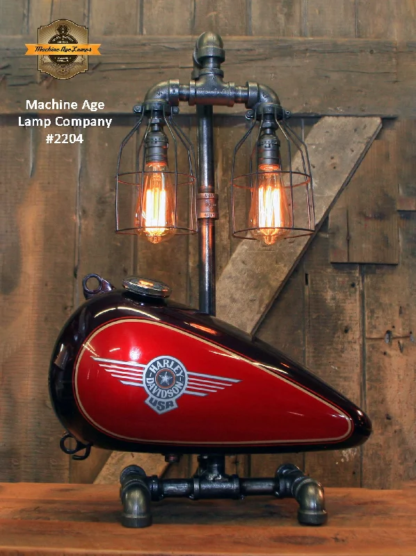 Color - Tunable Industrial Lighting for Special ApplicationsSteampunk Industrial Lamp / Re-Purposed HD Tank / Authentic Motorcycle Tank / Lamp #2204 Sold