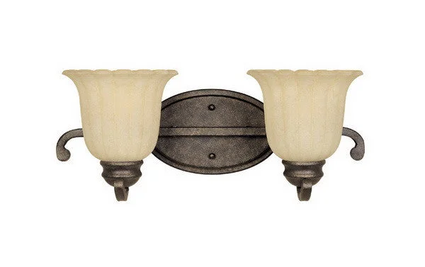 Designers Fountain Lighting 82602 FSN Radford Collection Two Light Bath Vanity Wall Mount in Forged Sienna Finish Designers Fountain Lighting 82602 FSN Radford Collection Two Light Bath Vanity Wall Mount in Forged Sienna Finish