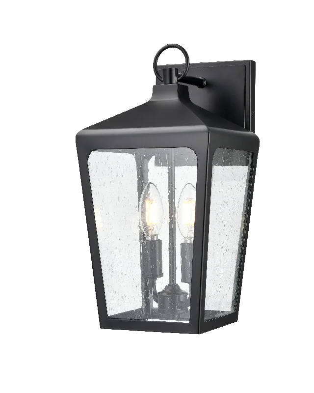 Industrial Emergency Lighting for Safety in FactoriesBrooks Outdoor Wall Sconce - Powder Coated Black - Clear Seeded Glass - 7.5in. Extension - E26 Candelabra Base Industrial Emergency Lighting for Safety in FactoriesBrooks Outdoor Wall Sconce - Powder Coated Black - Clear Seeded Glass - 7.5in. Extension - E26 Candelabra Base