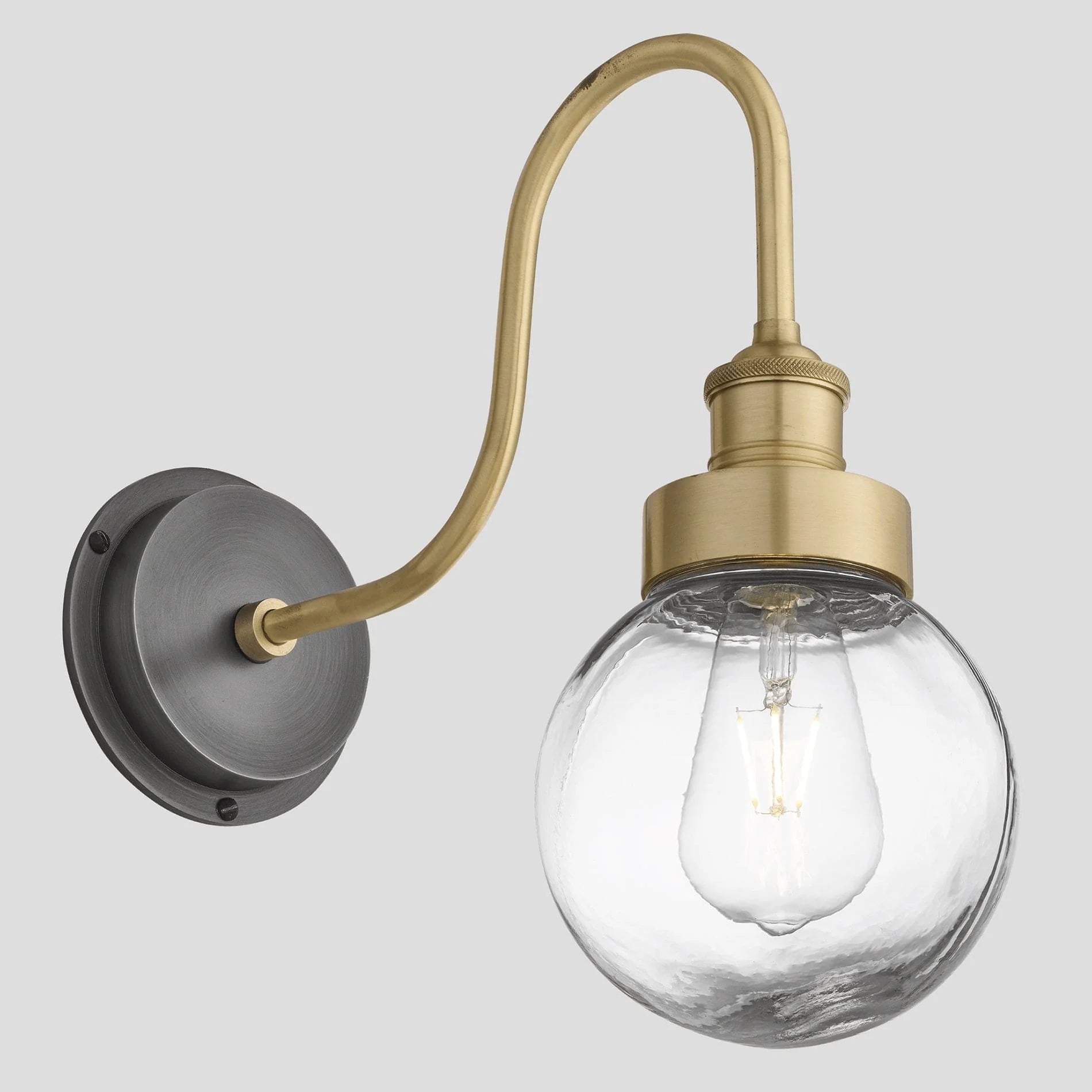 marble wall lamps with luxurious veining for high - end living spacesSwan Neck Globe Glass Outdoor & Bathroom Wall Light - Various Finishes marble wall lamps with luxurious veining for high - end living spacesSwan Neck Globe Glass Outdoor & Bathroom Wall Light - Various Finishes