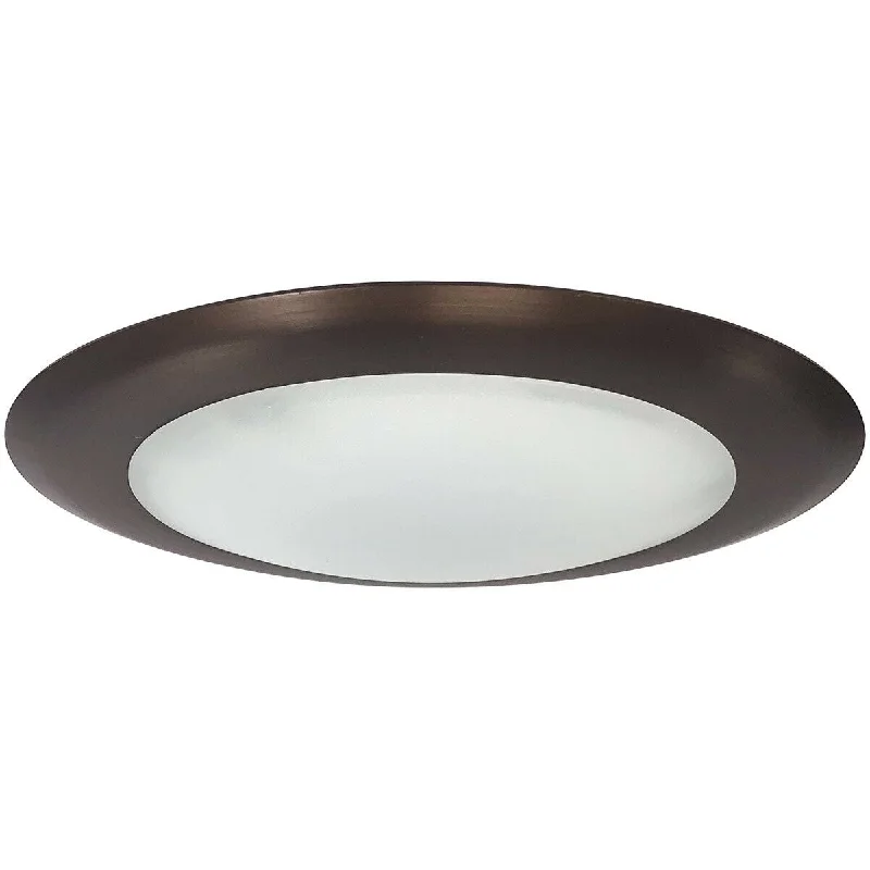 Nora NLOPAC-R650940ALTZ Integrated LED Flush Surface Ceiling Disk Light in Bronze Finish Nora NLOPAC-R650940ALTZ Integrated LED Flush Surface Ceiling Disk Light in Bronze Finish