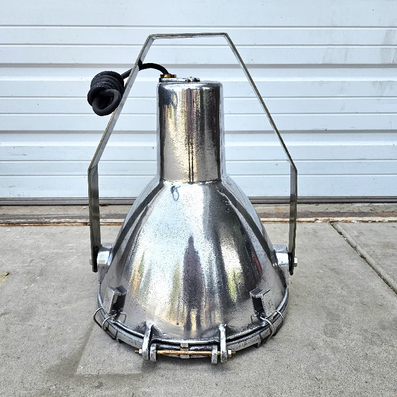 Industrial Lighting for Electronics ManufacturingVintage Aluminum Nautical Industrial Light