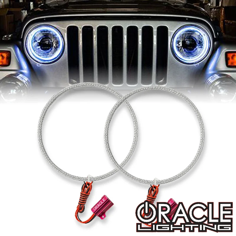 1997-2006 Jeep Wrangler TJ ORACLE LED Headlight Halo Kit- Waterproof Surface Mount 1997-2006 Jeep Wrangler TJ ORACLE LED Headlight Halo Kit- Waterproof Surface Mount