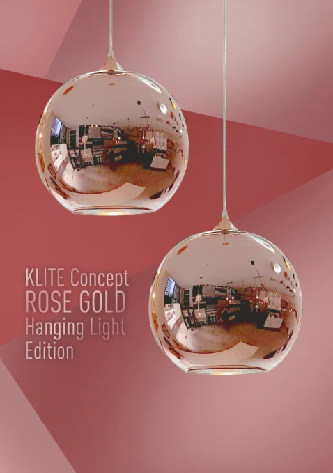 Rosegold Ball Hanging Light