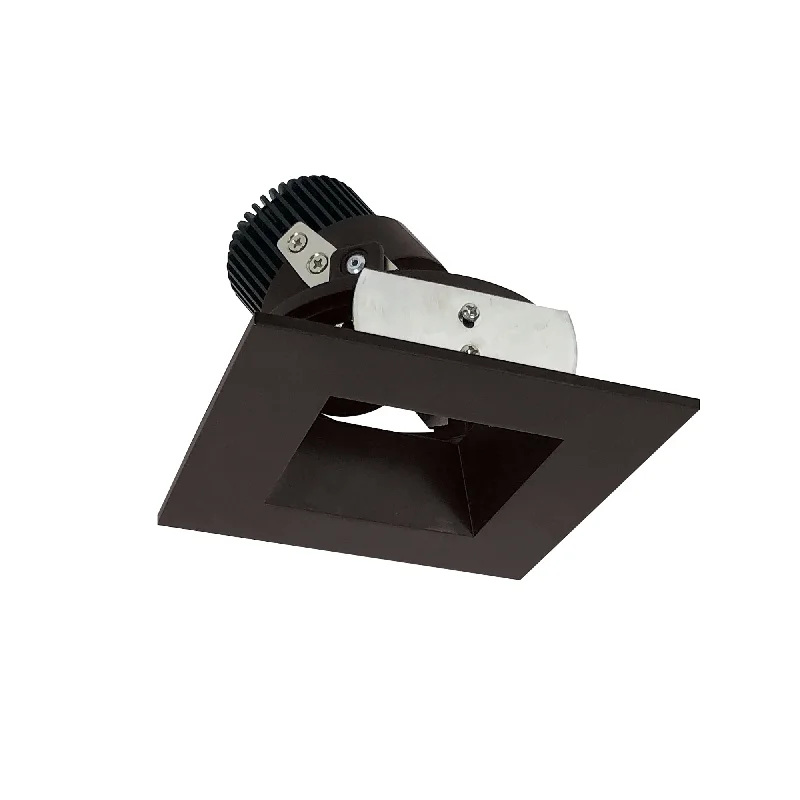 String Lights for Wedding ReceptionsNora Lighting NIO-4SDSQ27QBZ 4" Iolite LED Square Adjustable Reflector With Square Aperture, 10-Degree Optic, 800lm / 12W, 2700K - Bronze Reflector / Bronze Flange
