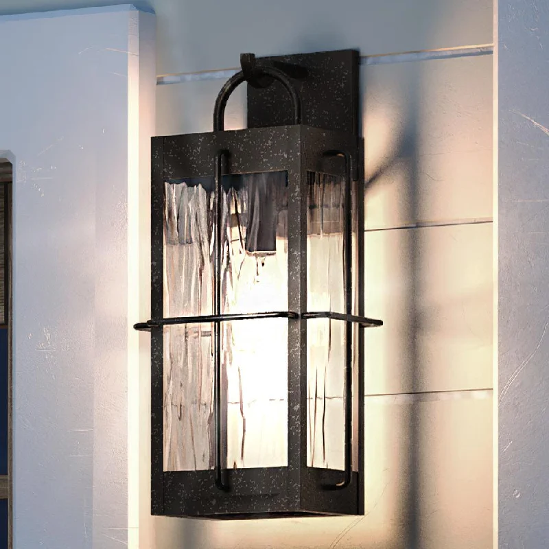 Industrial Lighting for Printing Press FacilitiesUQL1463 Utilitarian Outdoor Wall Light, 17.75"H x 7"W, Urban Bronze Finish, Parma Collection Industrial Lighting for Printing Press FacilitiesUQL1463 Utilitarian Outdoor Wall Light, 17.75"H x 7"W, Urban Bronze Finish, Parma Collection