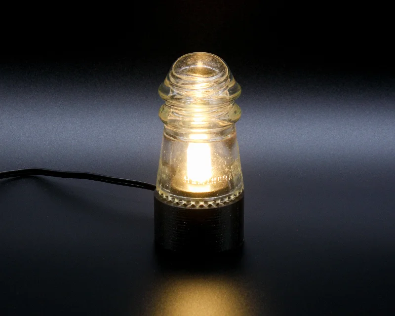Durable Industrial Lighting for Harsh EnvironmentsLamp Base for "Hemingray-9, №12" Glass Insulators, Industrial Lighting, Man Cave Decor