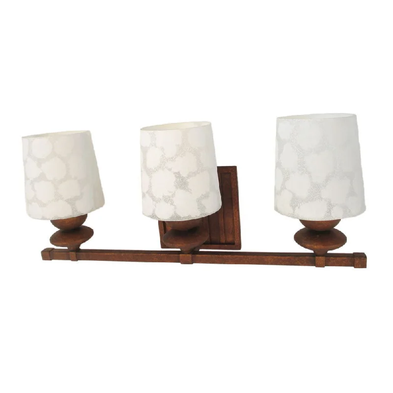 Kalco Lighting B6683 VC Beverly Collection Three Light Bath Vanity Wall Sconce in Volcanic Copper Finish Kalco Lighting B6683 VC Beverly Collection Three Light Bath Vanity Wall Sconce in Volcanic Copper Finish