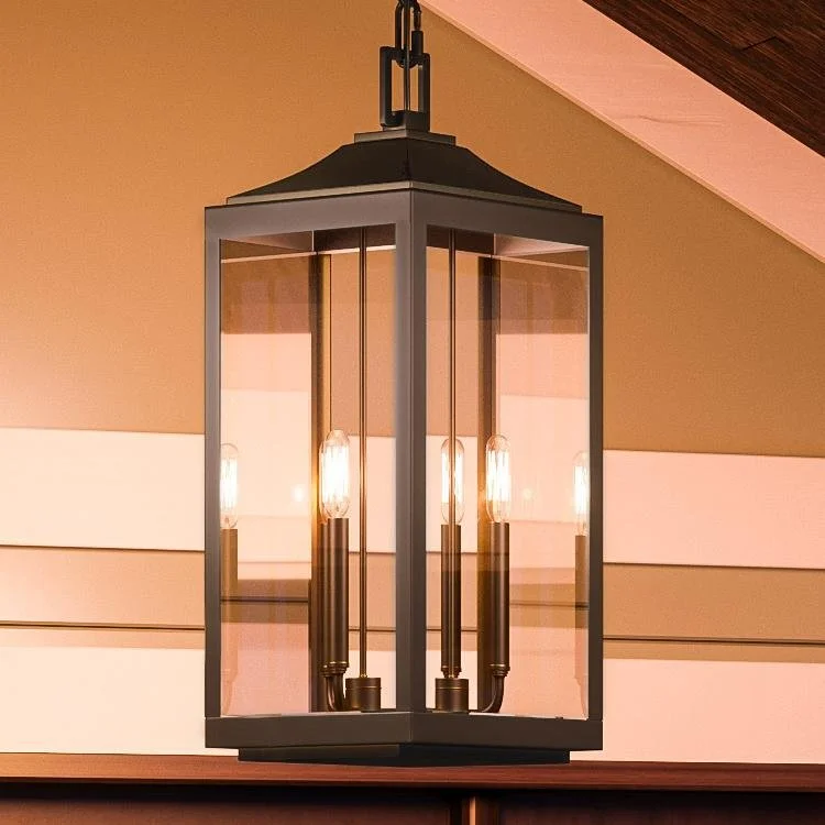 Waterproof Industrial Lighting for Wet AreasUHP1191 Colonial Outdoor Pendant Light, 23-3/4" x 9-1/2", Olde Bronze Finish, Calderdale Collection Waterproof Industrial Lighting for Wet AreasUHP1191 Colonial Outdoor Pendant Light, 23-3/4" x 9-1/2", Olde Bronze Finish, Calderdale Collection