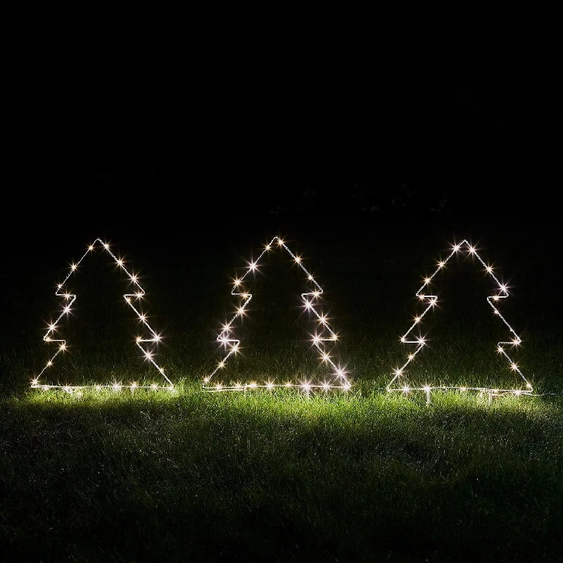 Battery - Operated String Lights for Indoor Use3 Christmas Tree Stake Lights