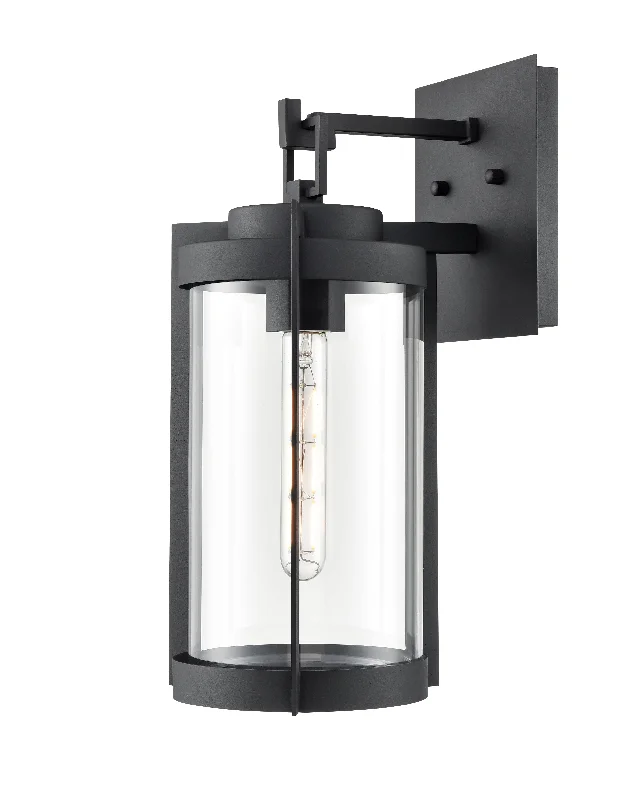Explosion - Proof Industrial Lighting for Hazardous LocationsEllway Outdoor Wall Sconce - Textured Black - Clear Glass - 8.875in. Extension - E26 Medium Base Explosion - Proof Industrial Lighting for Hazardous LocationsEllway Outdoor Wall Sconce - Textured Black - Clear Glass - 8.875in. Extension - E26 Medium Base
