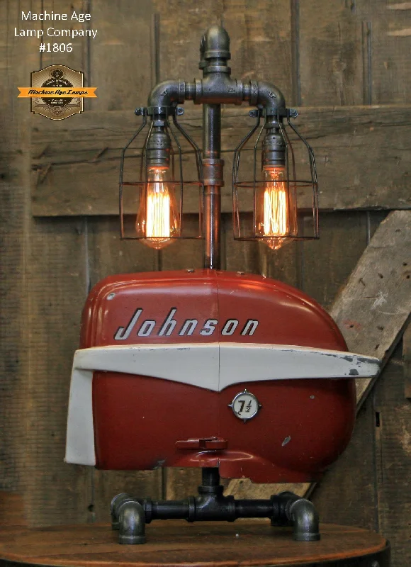 Industrial Lighting for Food Processing FactoriesSteampunk Industrial / Boat Motor / Nautical / Marine / Cabin / Lamp #1806 sold