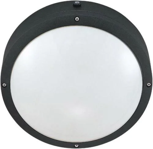 Nuvo Lighting 60-2541 Hudson Collection Two Light Energy Efficient GU24 Exterior Outdoor Wall or Ceiling Fixture in Matte Black Finish Nuvo Lighting 60-2541 Hudson Collection Two Light Energy Efficient GU24 Exterior Outdoor Wall or Ceiling Fixture in Matte Black Finish