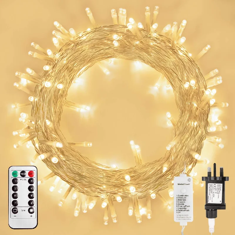 Battery - Operated String Lights for Indoor UseOutdoor Fairy Lights Mains Powered 72FT 200 LEDs Battery - Operated String Lights for Indoor UseOutdoor Fairy Lights Mains Powered 72FT 200 LEDs