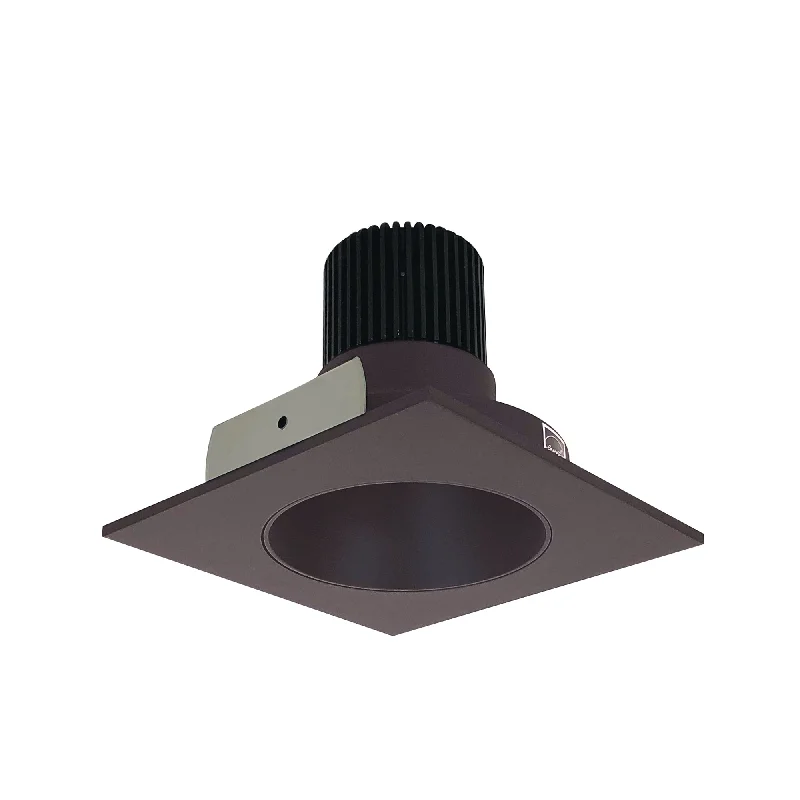 Battery - Operated String Lights for Indoor UseNora Lighting NIO-4SNDC30QBZ 4" Iolite LED Square Reflector With Round Aperture, 10-Degree Optic, 800lm / 12W, 3000K - Bronze Reflector / Bronze Flange