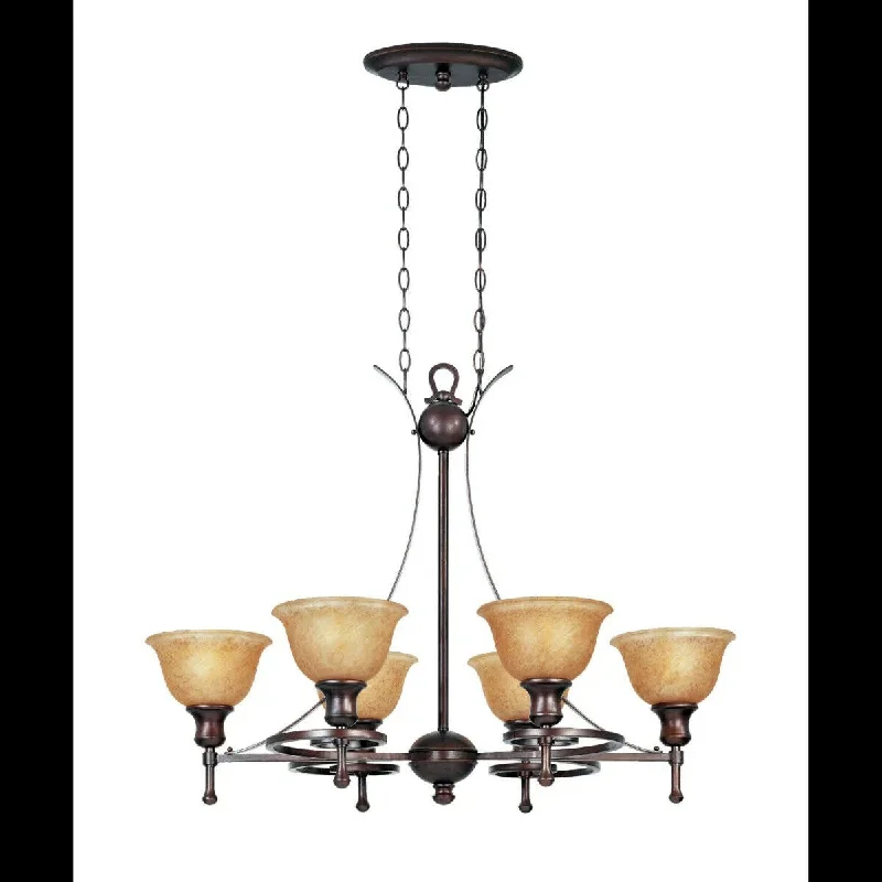 Designers Fountain Lighting 96439 TU Torrance Collection Six Light Chandelier in Tuscana Finish Designers Fountain Lighting 96439 TU Torrance Collection Six Light Chandelier in Tuscana Finish