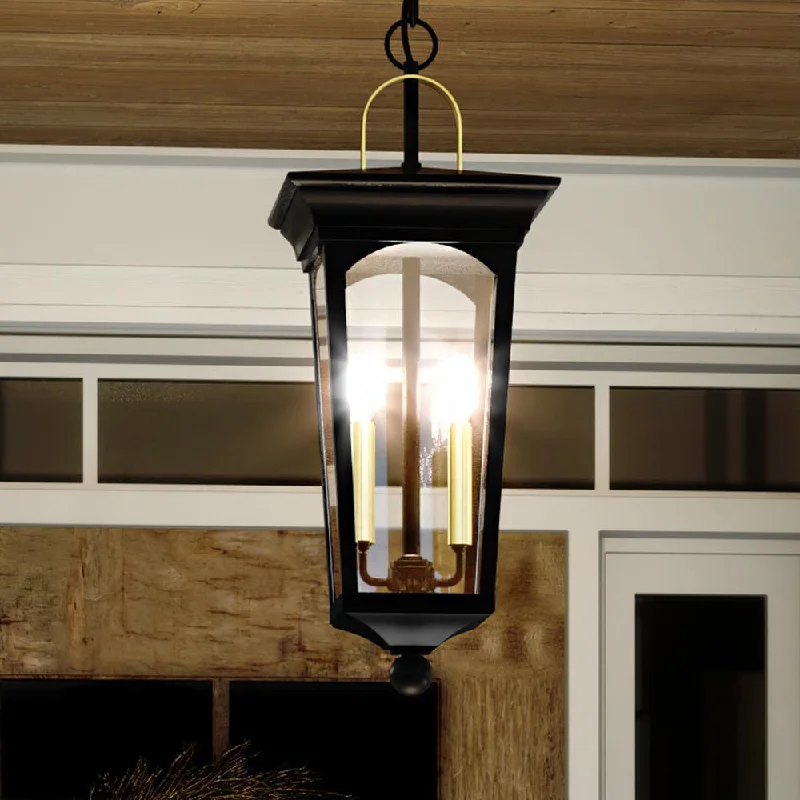 Industrial Area Lighting for Large Open SpacesUHP1261 Cosmopolitan Outdoor Pendant Light, 23.875"H x 9"W, Midnight Black Finish, Asheville Collection Industrial Area Lighting for Large Open SpacesUHP1261 Cosmopolitan Outdoor Pendant Light, 23.875"H x 9"W, Midnight Black Finish, Asheville Collection
