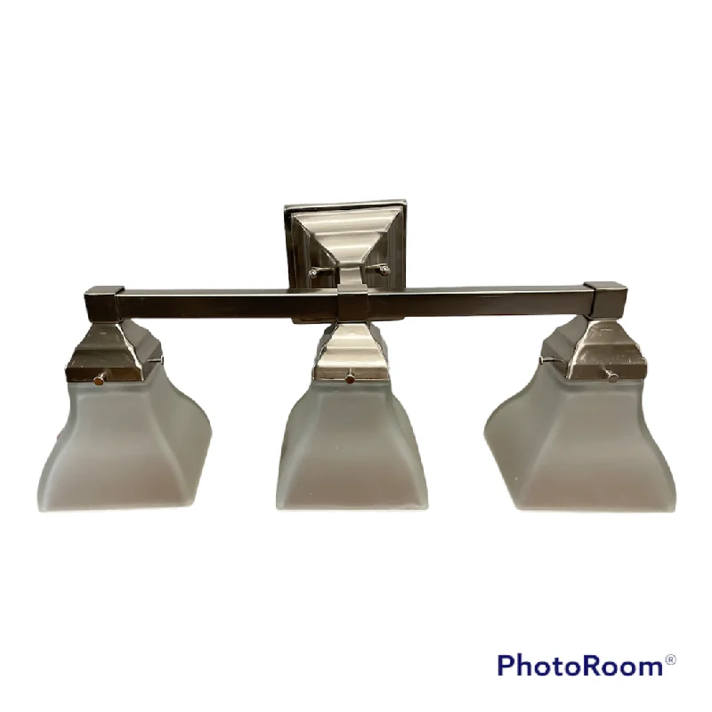 Trans Globe Lighting PL-420083BN-LED Three Light GU24 LED Bath Vanity Wall Mount in Brushed Nickel Finish Trans Globe Lighting PL-420083BN-LED Three Light GU24 LED Bath Vanity Wall Mount in Brushed Nickel Finish
