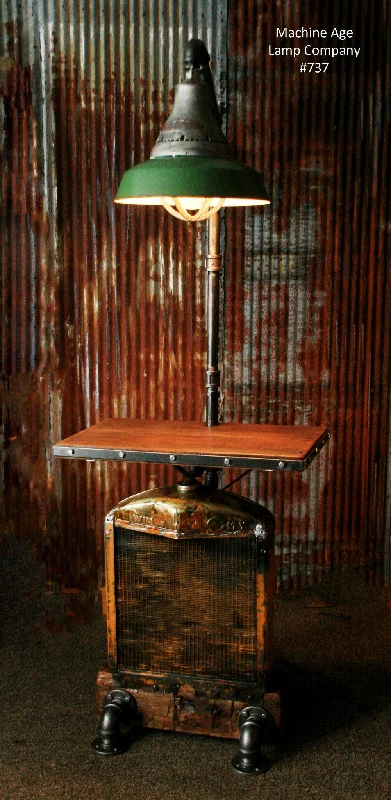 Shock - Resistant Industrial Lighting for Vibrating Machinery AreasSteampunk Industrial Minneapolis Moline Farm Tractor Floor Table Stand Lamp - #737 - SOLD Shock - Resistant Industrial Lighting for Vibrating Machinery AreasSteampunk Industrial Minneapolis Moline Farm Tractor Floor Table Stand Lamp - #737 - SOLD