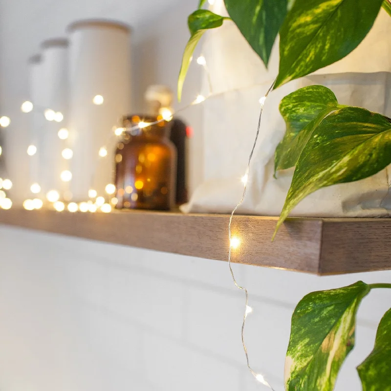 Solar - Powered String Lights for Energy - Saving Backyards100 Warm White LED Micro Fairy USB Lights Solar - Powered String Lights for Energy - Saving Backyards100 Warm White LED Micro Fairy USB Lights