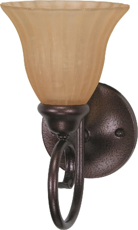 Nuvo Lighting 60-2411 Moulan Collection One Light Energy Saving Fluorescent Wall Sconce in Copper Bronze Finish Nuvo Lighting 60-2411 Moulan Collection One Light Energy Saving Fluorescent Wall Sconce in Copper Bronze Finish