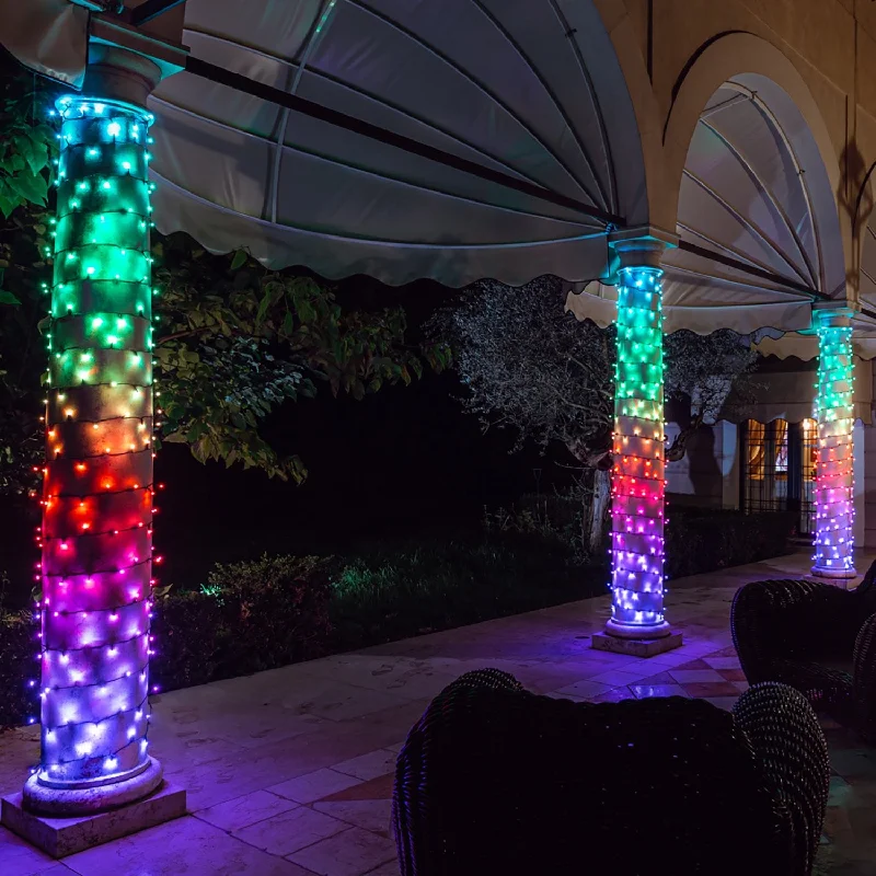 LED String Lights with Warm White Glow20m Twinkly Smart App Controlled String Lights 250 LED Multi Coloured LED String Lights with Warm White Glow20m Twinkly Smart App Controlled String Lights 250 LED Multi Coloured