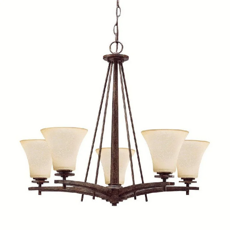 Aztec 34908 by Kichler Lighting Ashton Collection Five Light Hanging Chandelier in Canyon Slate Finish Aztec 34908 by Kichler Lighting Ashton Collection Five Light Hanging Chandelier in Canyon Slate Finish