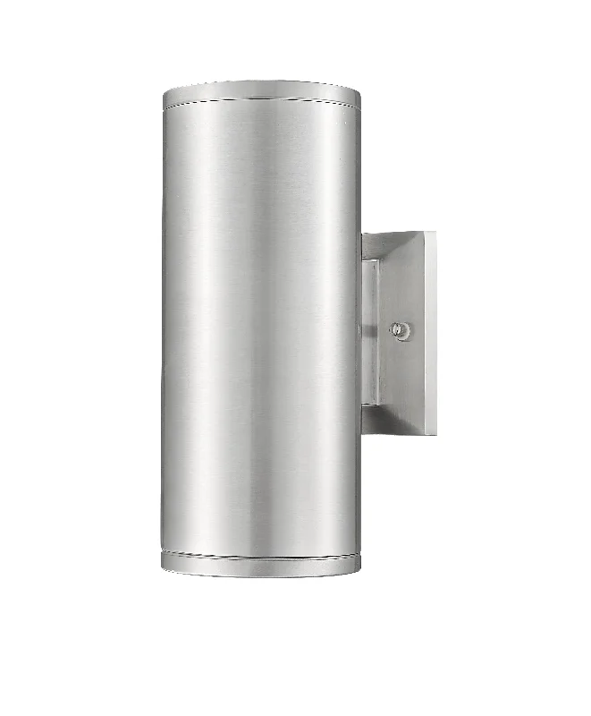 Industrial Lighting with High CRI (Color Rendering Index) for True Color PerceptionVegas Outdoor Wall Sconce - Aluminum - Frosted Glass - 10.62in. Height - E26 Medium Base