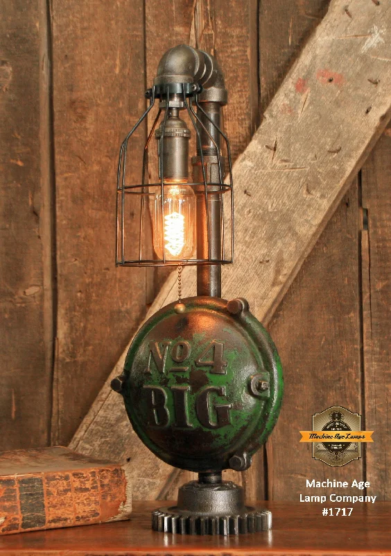 High - Bay LED Industrial Lighting for WarehousesSteampunk Industrial / Antique John Deere Wheel Hub / Gear / Lamp #1717 sold
