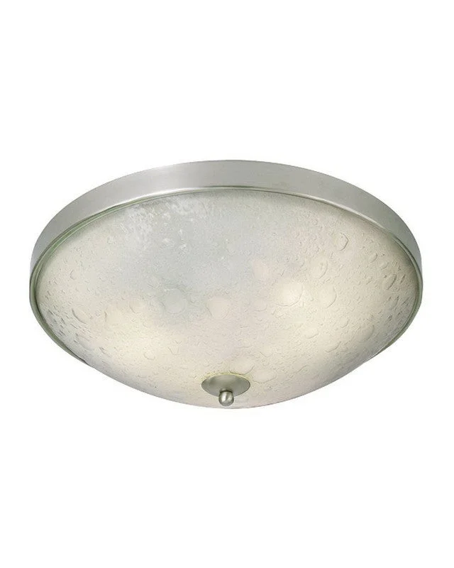 Kalco Lighting 6172 FSN Three Light Energy Efficient Fluorescent Flush Ceiling Mount in Satin Nickel Finish Kalco Lighting 6172 FSN Three Light Energy Efficient Fluorescent Flush Ceiling Mount in Satin Nickel Finish